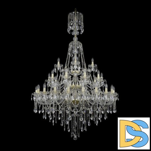 Подвесная люстра Bohemia Ivele Crystal 1415/20+10+5/400/XL-180/3d G