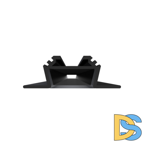 Профиль угловой накладной Apeyron ширина ленты до 10мм (рассеиватель, заглушки - 2шт) 08-07-Ч