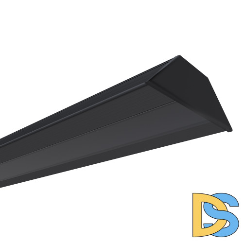 Профиль угловой накладной Apeyron ширина ленты до 10мм (рассеиватель, заглушки - 2шт) 08-07-Ч