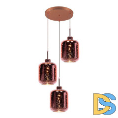 Подвесная люстра Lumina Deco Alacosmo LDP 6811-3 RD R.GD