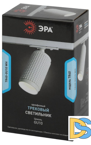 Трековый однофазный светильник Эра TR40-GU10 WH Б0054198