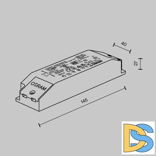 Блок питания Maytoni Flarity 30Вт DC24В 0.31 IP20 30-220-240-24-G2