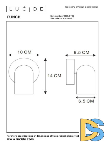 Спот Lucide Punch 13958/01/31