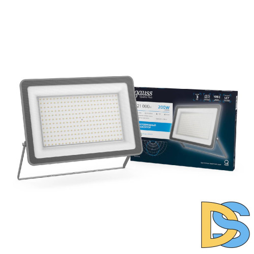 Прожектор светодиодный Gauss Qplus 200W 6500К 690511200