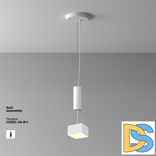 Накладной светильник Maytoni Zon C032CL-12W3K-SQ-W