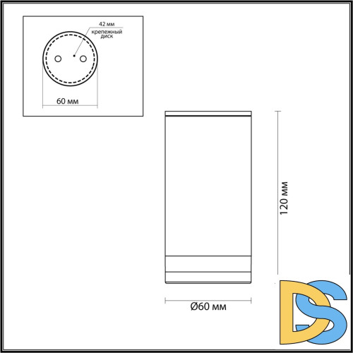 Уличный потолочный светильник Odeon Light Motto 6605/1C