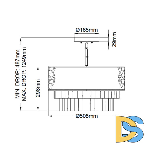 Подвесной светильник Hinkley Reverie QN-REVERIE-4P-CPG