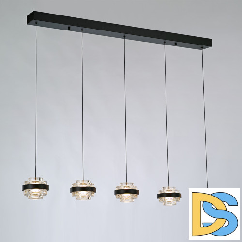 Подвесная люстра Delight Collection Indiana MD22030002-5B black/clear