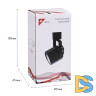 Трековый однофазный светильник Reluce 16021-9.3-001CT MR16 BK