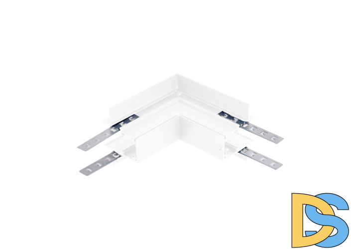 Внешний угловой соединитель угловой для магнитного встраиваемого шинопровода Crystal Lux Space CLT 0.223 03 WH