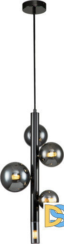 Подвесная люстра Indigo Canto 11026/5P Black V000238