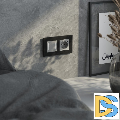 Рамка на 2 поста Werkel AluMax 4690389204043 W0023508 a066330