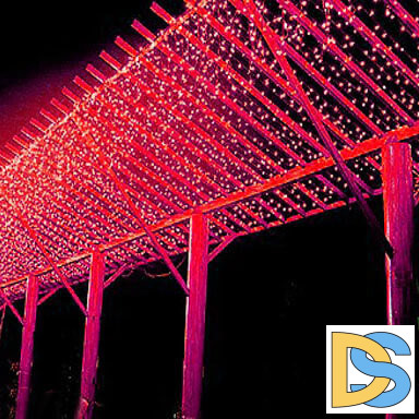 Светодиодная гирлянда (07940) Uniel занавес 220V красный ULD-N2520-240/DTA RED IP20