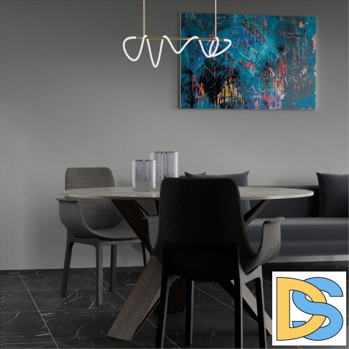 Потолочная люстра Lightera Nyasa LE117L-80GA WIFI