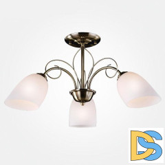Потолочная люстра Eurosvet Стефани 30107/3 античная бронза