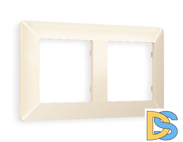 Рамка двухместная Ambrella Volt Line AF110302