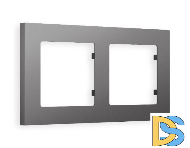 Рамка двухместная Ambrella Volt Techno AF220652