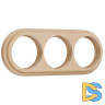 Рамка Werkel Legend на 3 поста светлый бук W0035224 4690389166587