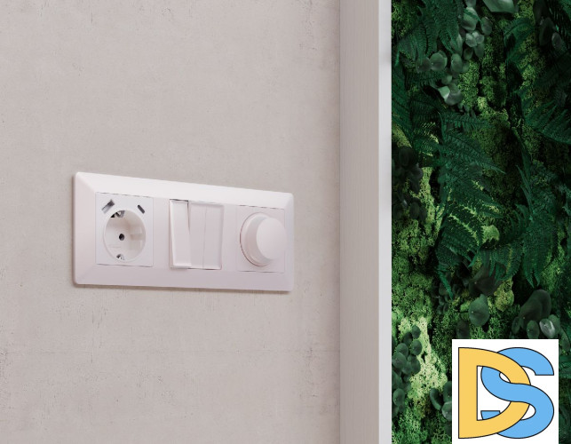 Лицевая панель для выключателя трехклавишного Ambrella Volt Alfa AP2050