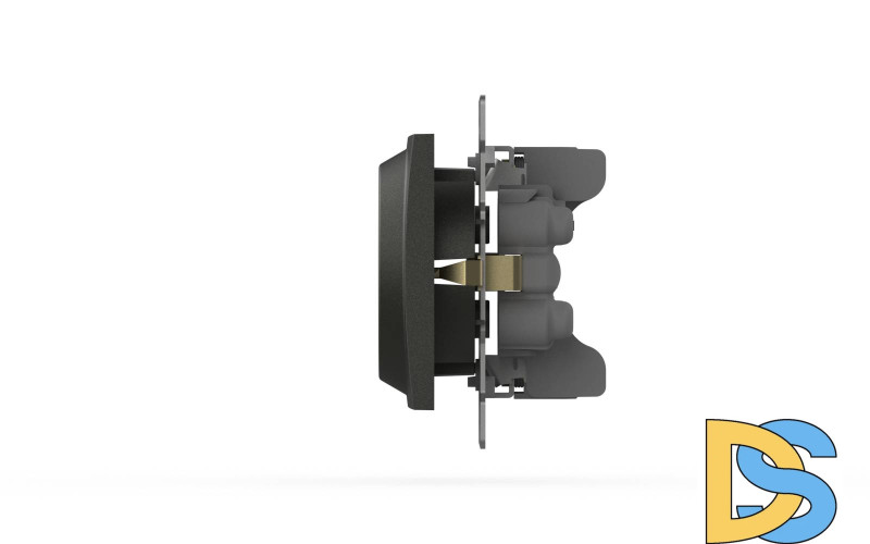 Розетка двухместная с заземлением ELBI Zena Vega 609-011100-907