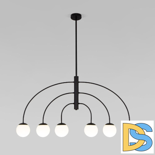 Люстра на штанге Eurosvet Cenacolo 30179/6 черный a069124