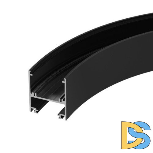 Алюминиевый профиль Arlight SL-ARC-5060-D1500-A45 Black (дуга 1 из 8) 029269
