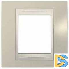 Рамка 1-ая (одинарная), Песчаный/Бежевый, серия Unica, Schneider Electric