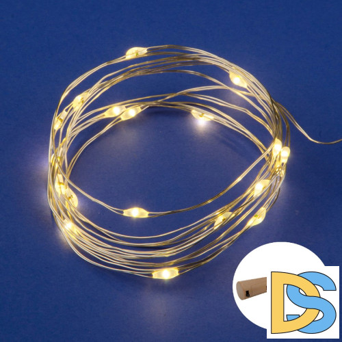 Гирлянда Uniel ULD-S0200-020/SСR/3LR WARM WHITE IP20 WINESTOPPER UL-00010903