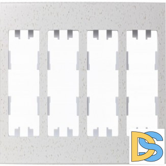 Рамка 4-ая (четверная), Мрамор Крем Роял, серия Atlas Design Nature, Schneider Electric