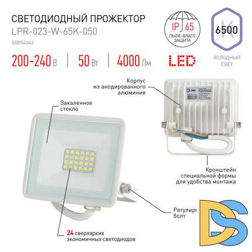 Прожектор Эра LPR-023-W-65K-050 Б0054642