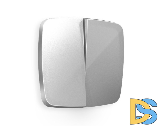 Лицевая панель для выключателя двухклавишного Ambrella Volt Omega OP4030