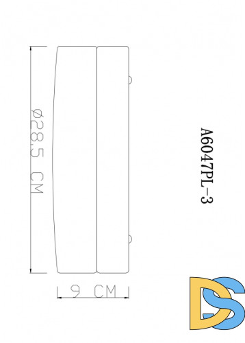 Потолочный светильник Arte Lamp Aqua-Tablet A6047PL-3AB