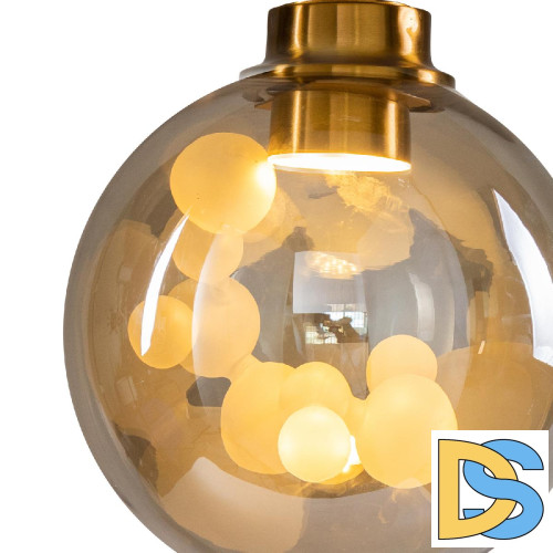 Подвесной светильник Delight Collection Soap KG1148P brass/amber