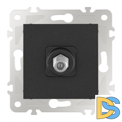 Розетка спутниковая SAT TV Arte Milano 203.42-1.black