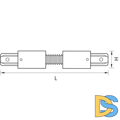 Коннектор гибкий Lightstar Barra 501156