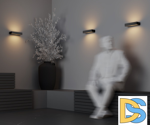 Уличный настенный светильник Maytoni Lot O428WL-L20GF3K