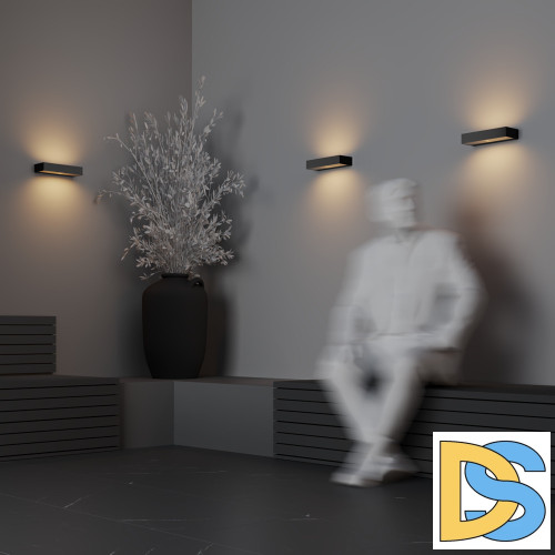 Уличный настенный светильник Maytoni Lot O428WL-L20GF3K