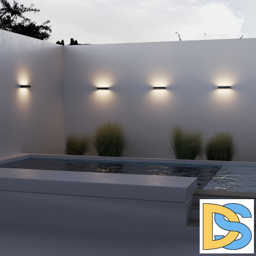 Уличный настенный светильник Maytoni Lot O428WL-L20GF3K