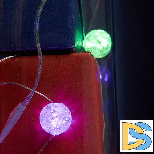 Светодиодная гирлянда линейная Лед шарики Feron CL565 48612