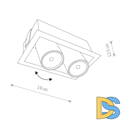 Встраиваемый светильник Nowodvorski Eye Mod 8940