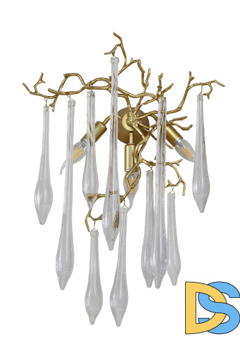 Бра Crystal Lux Reina REINA AP3 GOLD PEARL