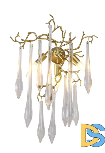 Бра Crystal Lux Reina REINA AP3 GOLD PEARL