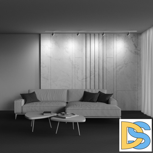 Трековый однофазный светильник Maytoni Polar TR088-1-GX53-S