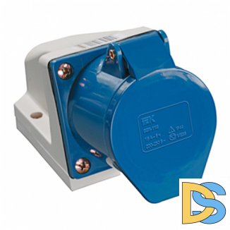 Розетка силовая стационарная 2Р+РЕ 32A 220В IP44