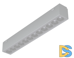 Трековый магнитный светильник iLedex Vision 4825-039-L197-12W-36DG-4000K-BK