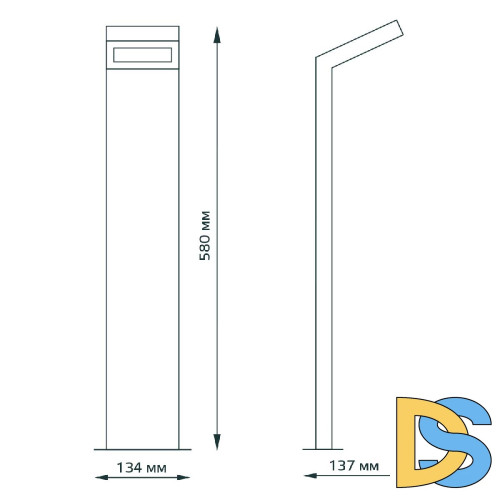 Уличный светодиодный светильник Gauss Electra GD110