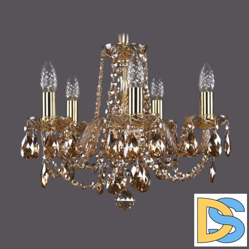 Подвесная люстра Bohemia Ivele Crystal 1402/5/141 G M721