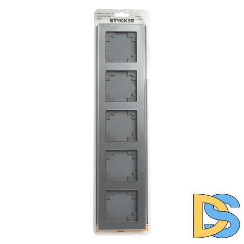 Рамка горизонтальная 5-местная Stekker Катрин 39639