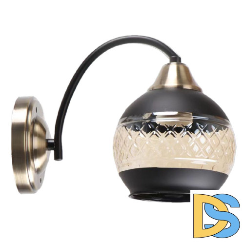 Бра IMEX MD.51851-1-W-BK+AB