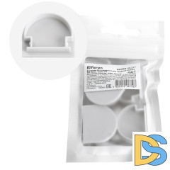 Заглушка без отверстия для профиля CAB283 (комплект 4шт) Feron LD382 48257